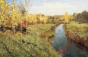 Isaac Levitan Golden Autumn china oil painting reproduction